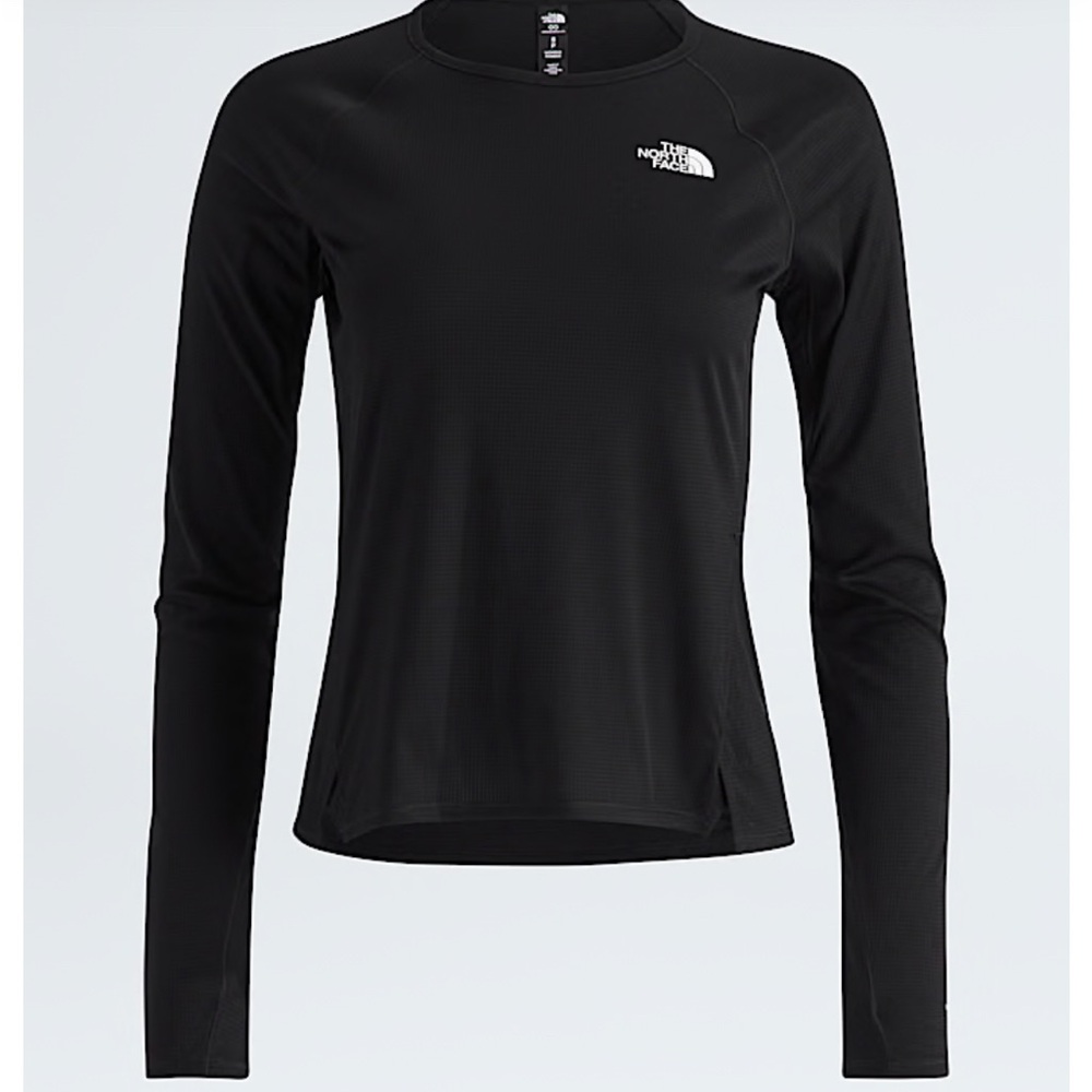 NWOT The North Face Women's SunriserLIGHTRANGE™  Long-Sleeve Top - Black, S